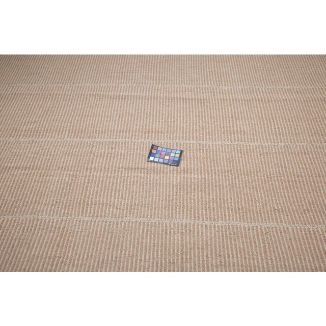 Brown Kilim Rug 7'2'' X 9'10'' For Sale - Image 8 of 8