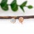 Bezel Setting Lab-Grown Diamond Solitaire Studs in Solid 14k Rose Gold | Rd 5mm For Sale In Columbus - Image 6 of 7