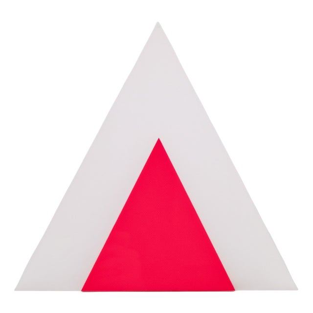 Italian Geometric Sconce from Guzzini, 1970s For Sale