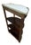 Parisian Half-Moon Style Mahogany Console Table Parisian half-moon style mahogany console table, circa 1850 Topped with a...