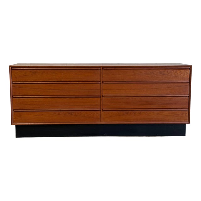 Teak Westnofa Dresser 8 Drawer Mid-Century Modern Norway 1970s For Sale