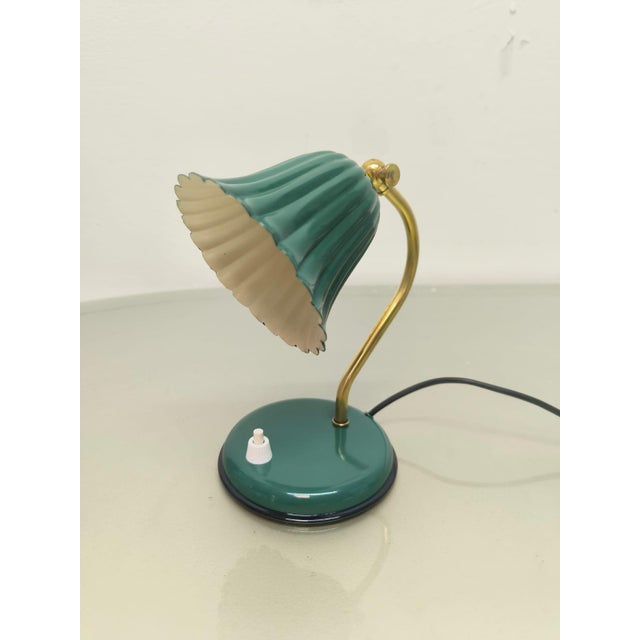Metal Vintage Table Lamp with Adjustable Dome, 1950s For Sale - Image 7 of 16