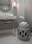 Ceramic Vintage Italian Glazed Ceramic Interlocking-Circle Garden Seat For Sale - Image 7 of 12
