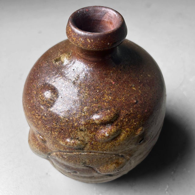 Taishō Era Organic Tokkuri Flask, Nagoya, Japan, 1920s For Sale - Image 9 of 12