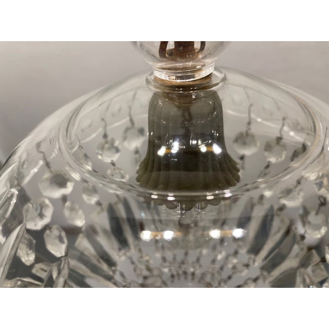 1950s Crystal Light Pendant, 1950s For Sale - Image 5 of 8