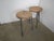 Set of Walnut Wood Stools, 1950s For Sale - Image 11 of 11