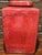 Make a bold architectural statement with this large, incredibly heavy square-section ceramic ginger jar and matching lid....