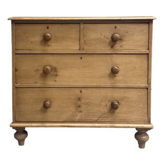 English Pine Chest of Drawers, 1920s For Sale