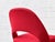 Vintage Executive Chair with Red Fabric Upholstery by Eero Saarinen for Knoll International, 1960s For Sale - Image 12 of 16