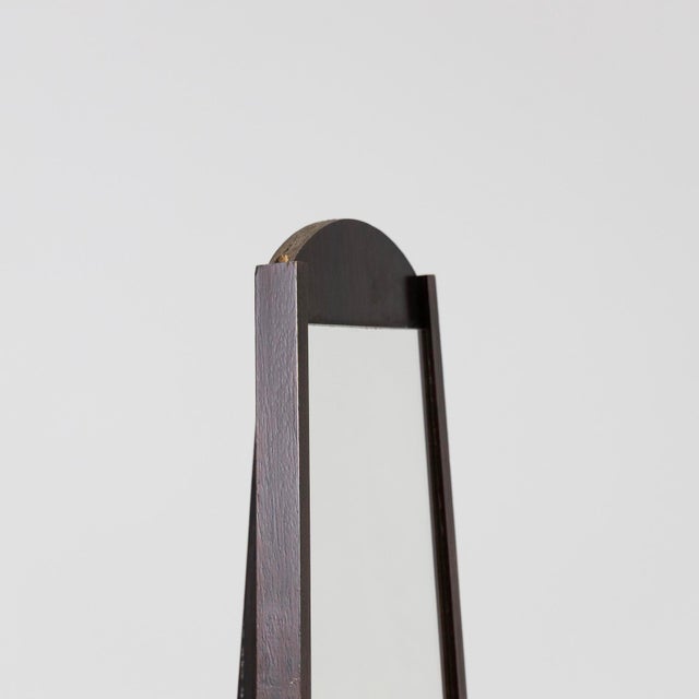 Wooden Floor Mirror, 1970s For Sale - Image 10 of 11