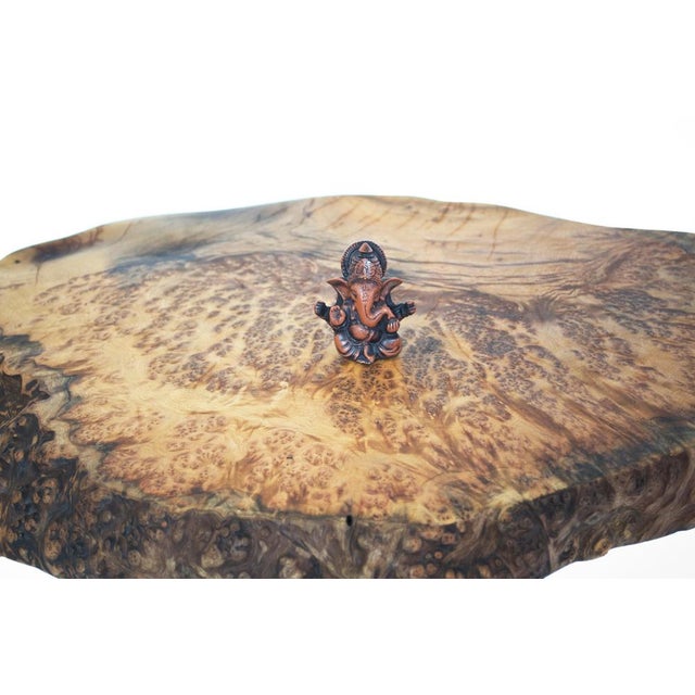 Walnut Signed Table by Jörg Pietschmann For Sale - Image 16 of 17