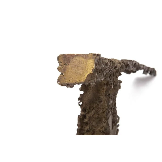 1980s Urano Palma, Throne Sculpture, 1983, Bronze For Sale - Image 5 of 7
