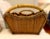 Vintage Bamboo and Rattan Wicker Basket For Sale - Image 4 of 8