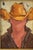 Farmhouse Impressionist Western Cowboy Portrait Painting Including the Antiqued Gold Wood Frame For Sale - Image 3 of 5