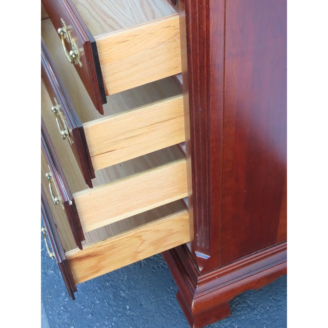 Brown Kincaid Furniture Large Nightstands End Side Bedside Table 6651 For Sale - Image 8 of 18