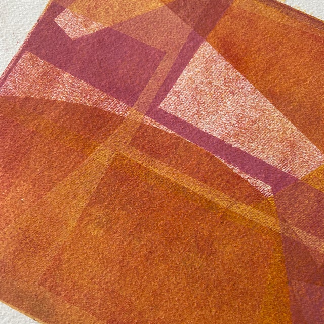 2020s Original Unframed Abstract Monotype “India I” by Merrill Bullis For Sale - Image 5 of 5