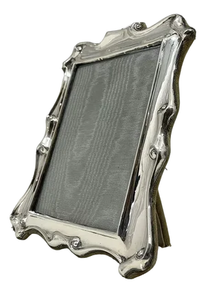 English Silver Rectangular Photo Picture Frame by E.J. Trevitt & Sons, 1915