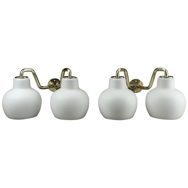 Fully Restored First Edition Wall Lights by Vilhelm Lauritzen for Louis Poulsen, 1950s, Set of 2 For Sale - Image 11 of 11