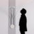 Reflected light wall lamp, in chromed metal and enamelled aluminium. This piece is attributed to the mentioned...