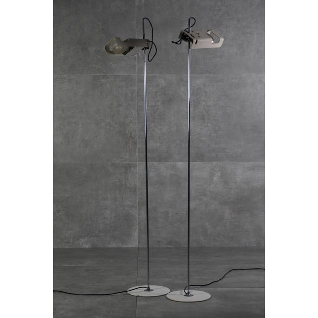 Spider Floor Lamps by Joe Colombo for Oluce, 1960s, Set of 2 For Sale - Image 10 of 10