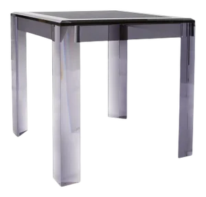 Contemporary Kenneth Ludwig Chicago Harmon Acrylic Card Table