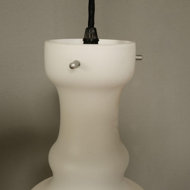 Vintage Caravel Opaline Glass Pendant, 1960s For Sale - Image 13 of 16