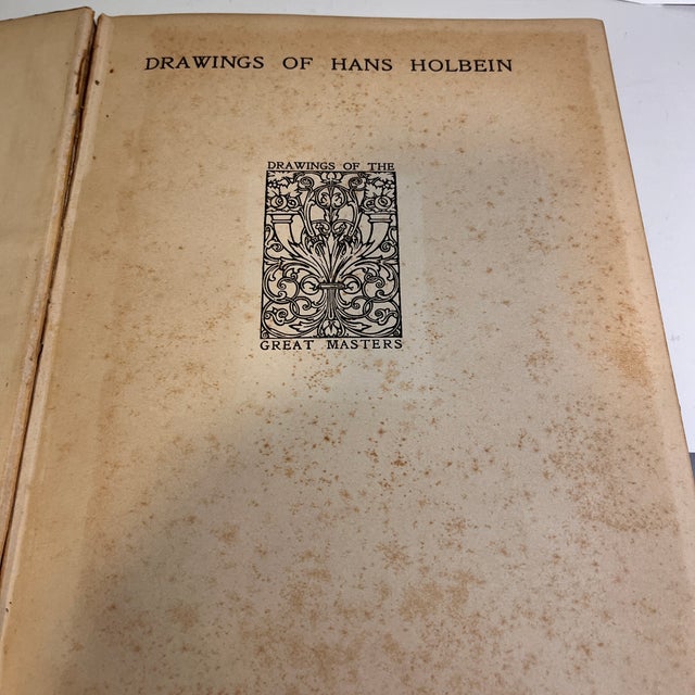 Illustration Antique Drawings of Holbein Book For Sale - Image 3 of 14