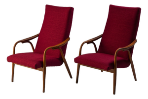Armchairs from TON, 1970s, Set of 2
