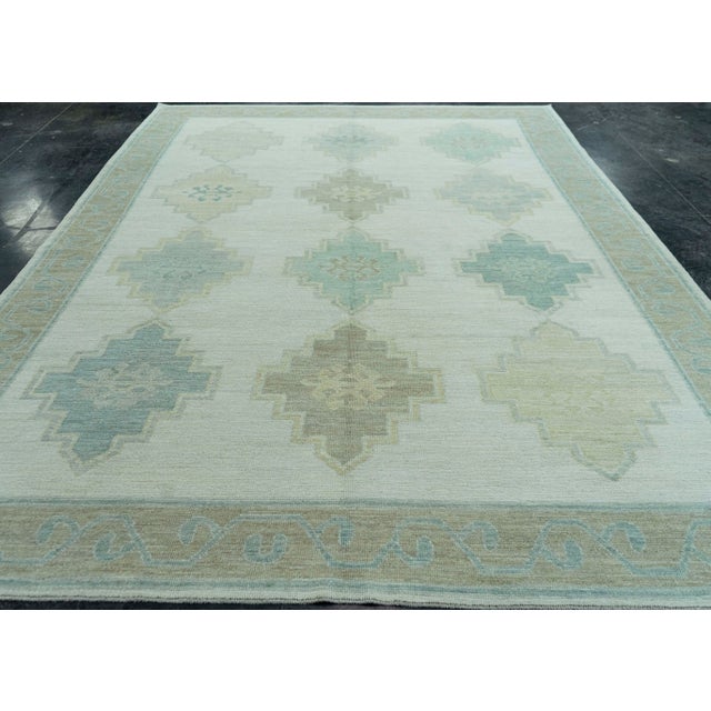 Early 21st Century Turkish Oushak Rug 9' x 12'2" #19253 For Sale - Image 5 of 8