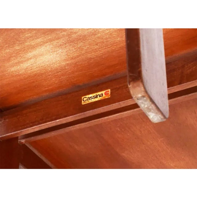 Wood Model 777 Walnut Coffee Tables by Tobia & Afra Scarpa for Cassina, 1960s, Set of 3 For Sale - Image 7 of 8