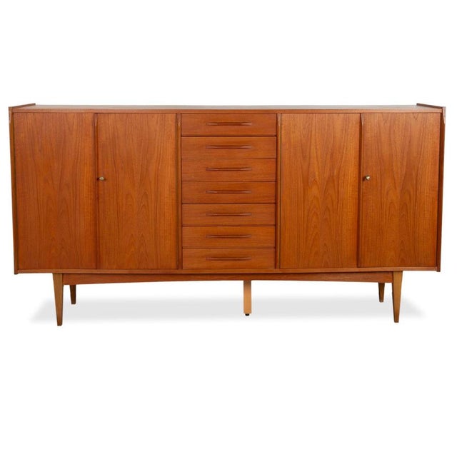 Mid-Century Modern Wooden Sideboard in Teak from VKW Furniture For Sale - Image 18 of 18