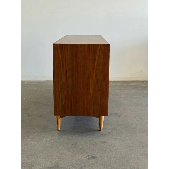 1960s Mid Century Walnut Lowboy Dresser by Ramseur For Sale - Image 11 of 12