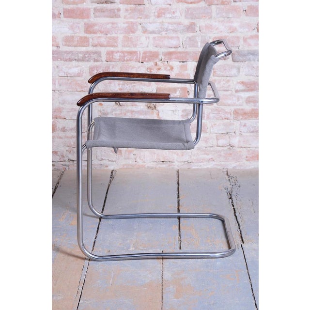Bauhaus Czech Chrome Armchair by Marcel Breuer for Thonet, 1930s For Sale - Image 6 of 18