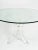 Modern Sabre Bent Lucite Table With Glass Top For Sale - Image 3 of 7