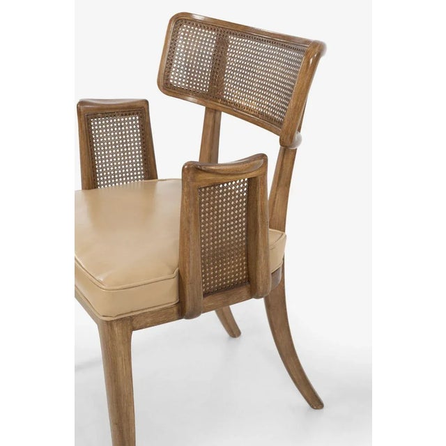 Mustard Edward Wormley for Dunbar Curved-Back Dining Chairs - Set of 6 For Sale - Image 8 of 13