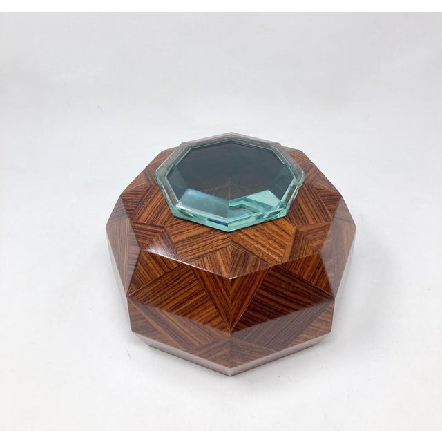 Box in Wood and Glass from Fontana Arte, 1940s For Sale - Image 6 of 10