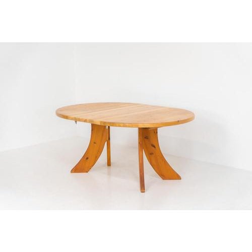 1970s Pine Dining Set with Extendable Table and Chairs from Vamdrup, Set of 5 For Sale - Image 5 of 11