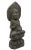 Chinese Hand Carved Tall Stone Seating Buddha Status For Sale - Image 3 of 8