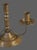 Arts & Crafts Vintage Arts & Crafts Hand Hammered Copper Three Light Candle Holder For Sale - Image 3 of 11