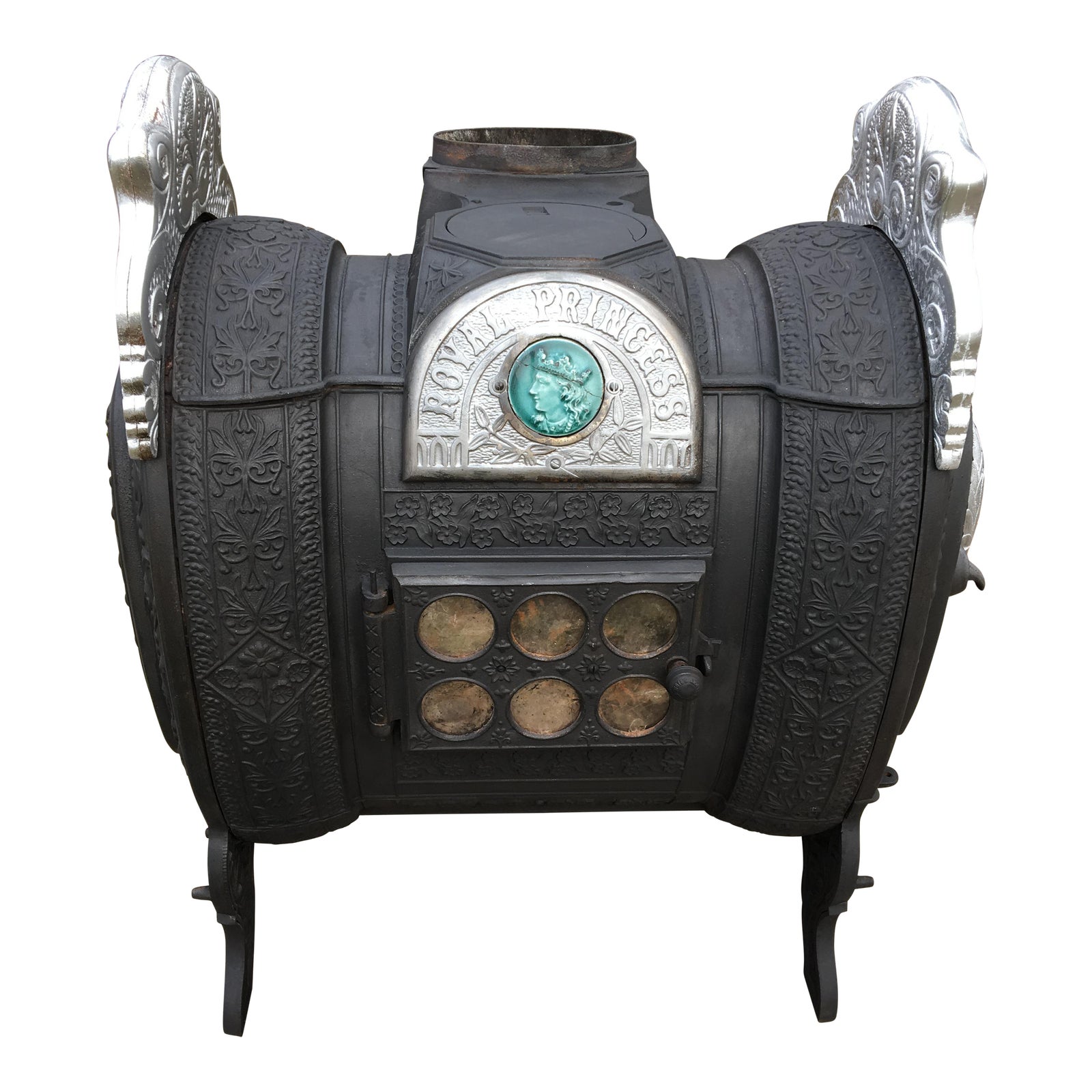 1894 Royal Princes Parlor Wood Burning Stove Chairish