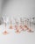 Memphis Vintage Pink Luminarc Martini Glasses, France, 1980s For Sale - Image 3 of 11