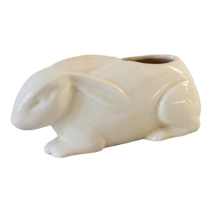 Vintage Ceramic Bunny Rabbit Planter