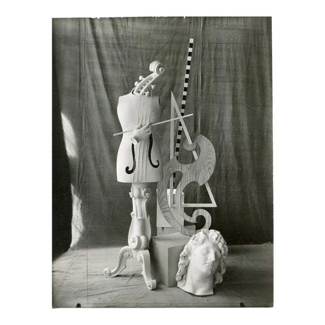 Erberto Carboni - Metaphysical Composition - Original Photographic Print - 1940 For Sale