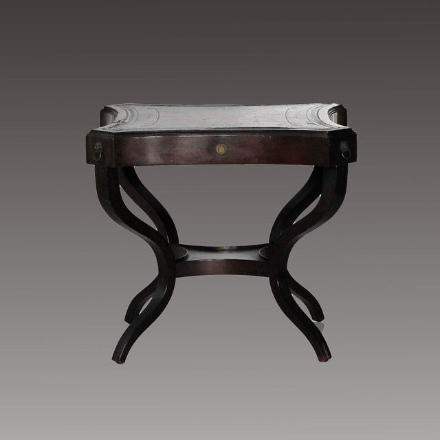 Antique Mahogany Side Table For Sale - Image 10 of 11