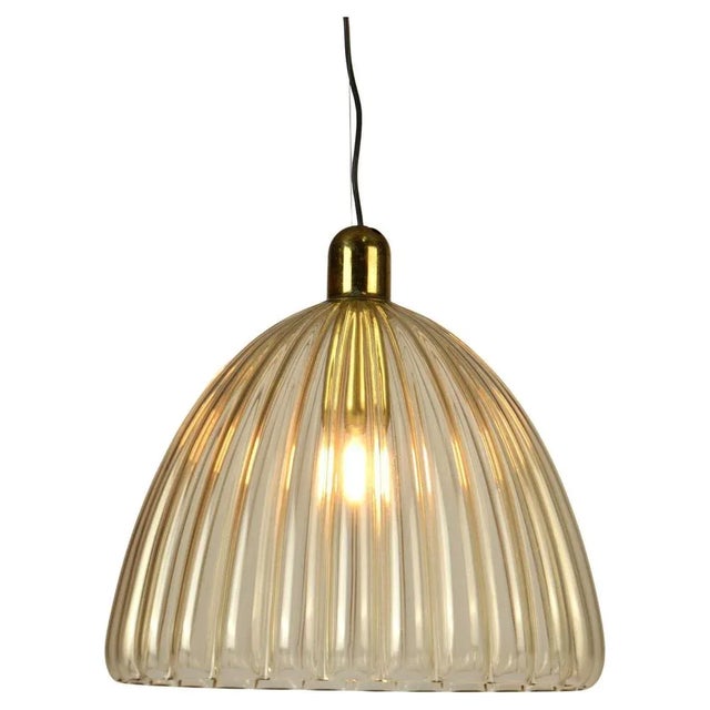 Large Bell-Shaped Murano Glass Pendant by Renato Toso, 1950s For Sale - Image 17 of 17