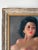 1960’s Vintage Female Nude Portrait Oil Painting on Canvas – Framed For Sale In Miami - Image 6 of 12