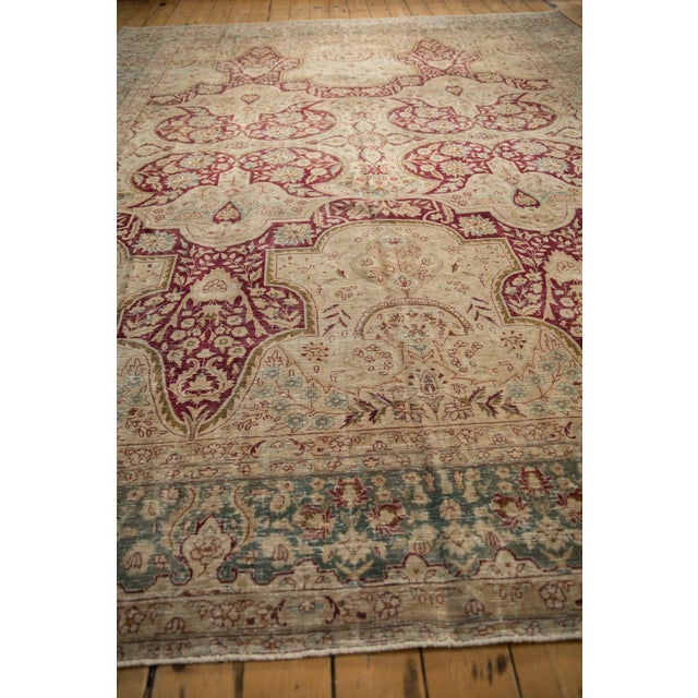 Vintage Distressed Kerman Carpet - 9'9" x 12'5" For Sale - Image 14 of 14