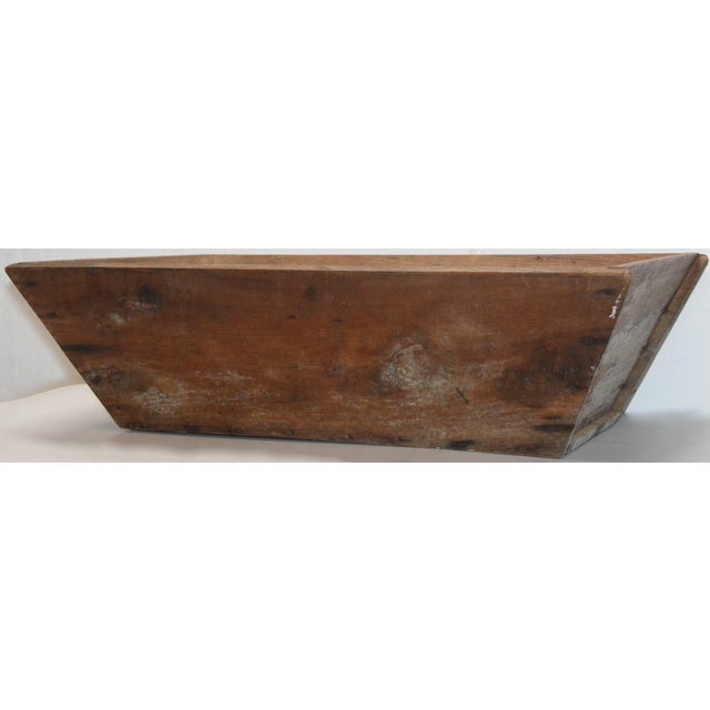 1900 - 1909 Primitive Wooden American Trough For Sale - Image 5 of 9