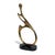 This elegant, undulating biomorphic bronze sculpture combines flowing lines with compelling shapes. It is mounted on a...