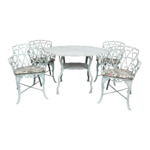 Verdigris Patio Dining Set 5pcs